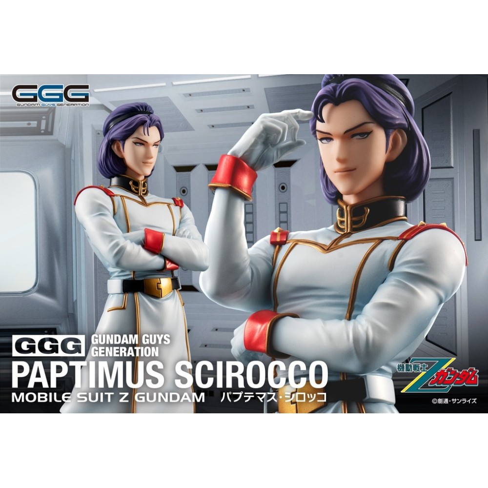 GUNDAM GUYS GENERATION PAPTIMUS SCIROCCO STATUA FIGURE MEGAHOUSE
