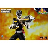 THREEZERO POWER RANGERS DRAGON SHIELD BLACK RANGER 30CM ACTION FIGURE