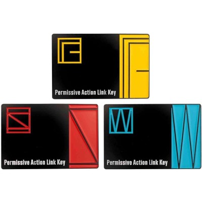 FANATTIK METAL GEAR SOLID METAL PAL KEYCARD SET OF 3 REPLICA