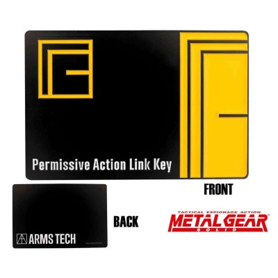 FANATTIK METAL GEAR SOLID METAL PAL KEYCARD SET OF 3 REPLICA