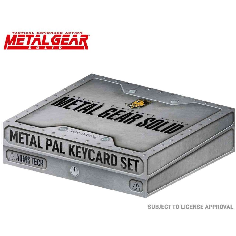 FANATTIK METAL GEAR SOLID METAL PAL KEYCARD SET OF 3 REPLICA