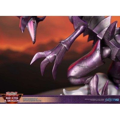 FIRST4FIGURES YU-GI-OH! RED-EYES B. DRAGON PURPLE EDITION STATUE FIGURE