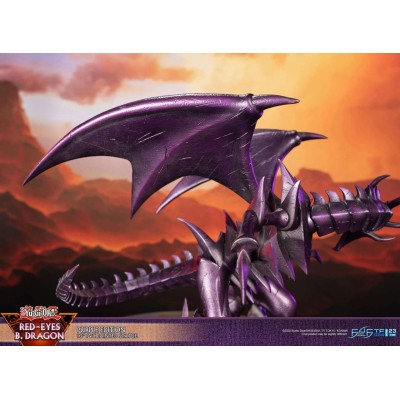 YU-GI-OH! RED-EYES B. DRAGON PURPLE EDITION STATUA FIGURE FIRST4FIGURES