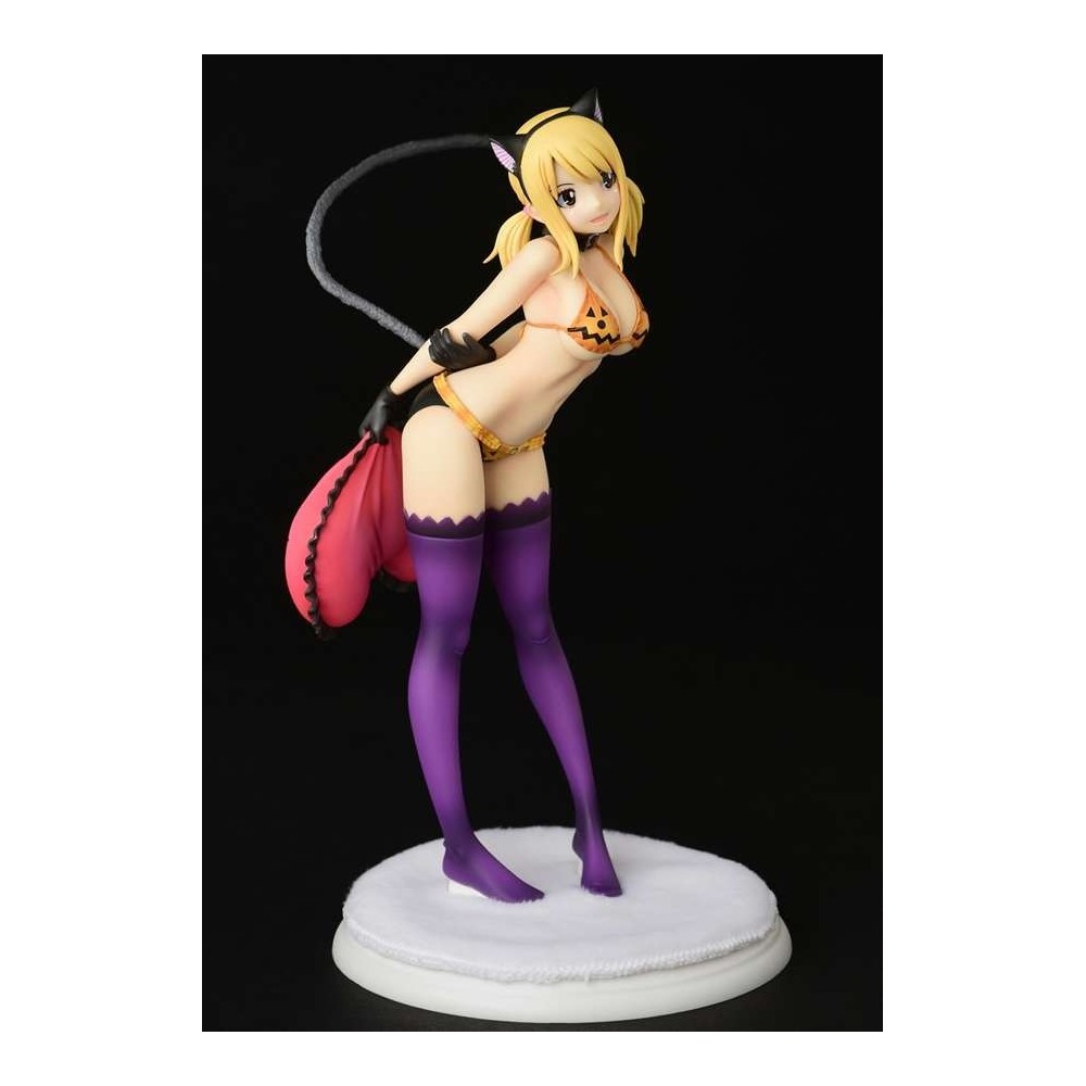 ORCA TOYS FAIRY TAIL LUCY HEARTFILIA HALLOWEEN CAT 24CM STATUE FIGURE