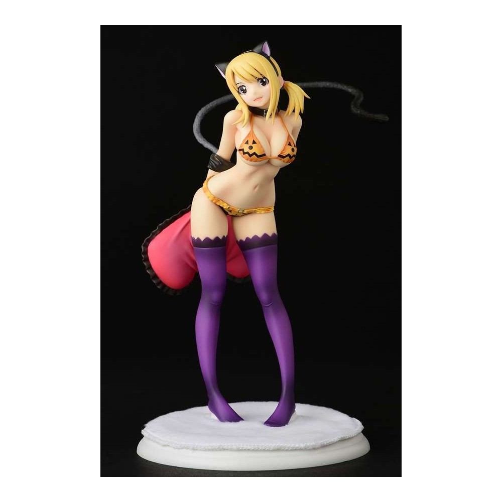 ORCA TOYS FAIRY TAIL LUCY HEARTFILIA HALLOWEEN CAT 24CM STATUE FIGURE