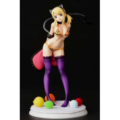 ORCA TOYS FAIRY TAIL LUCY HEARTFILIA HALLOWEEN CAT 24CM STATUE FIGURE