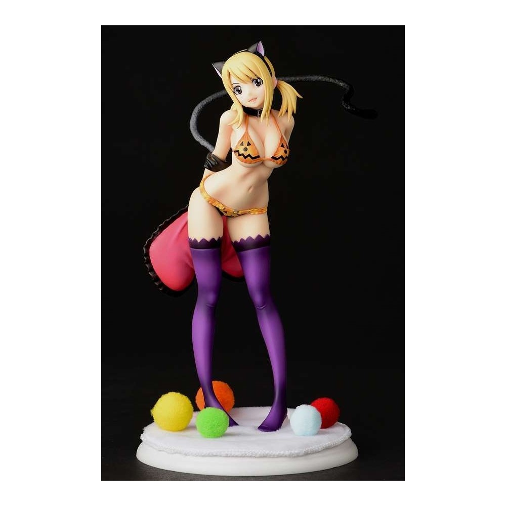 FAIRY TAIL LUCY HEARTFILIA HALLOWEEN CAT 24CM STATUA FIGURE ORCA TOYS