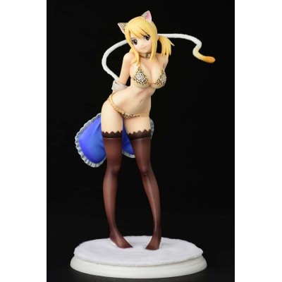 ORCA TOYS FAIRY TAIL LUCY HEARTFILIA LEOPARD CAT 24CM STATUE FIGURE