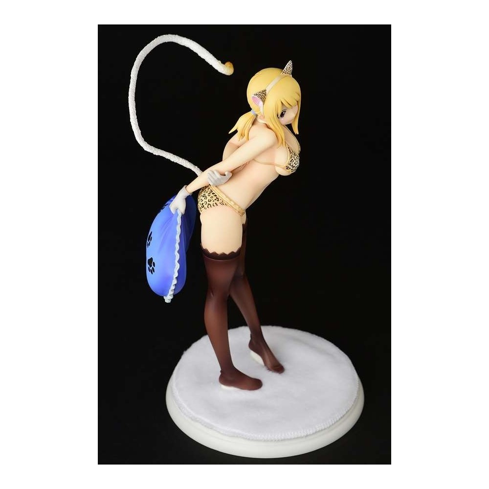 ORCA TOYS FAIRY TAIL LUCY HEARTFILIA LEOPARD CAT 24CM STATUE FIGURE