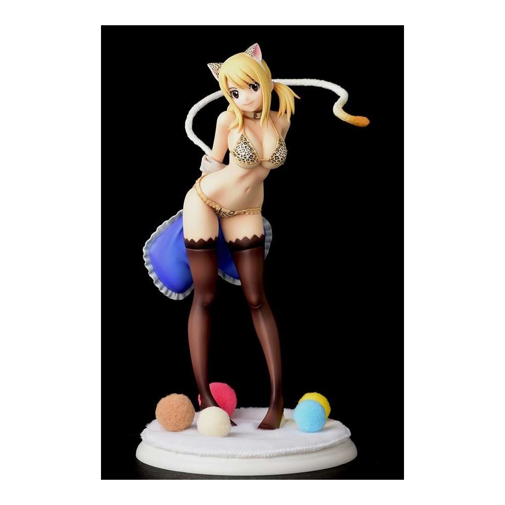 ORCA TOYS FAIRY TAIL LUCY HEARTFILIA LEOPARD CAT 24CM STATUE FIGURE