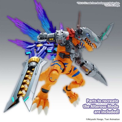 BANDAI DIGIMON FIGURE RISE AMPLIFIED METALGREYMON VACCINE MODEL KIT ACTION FIGURE