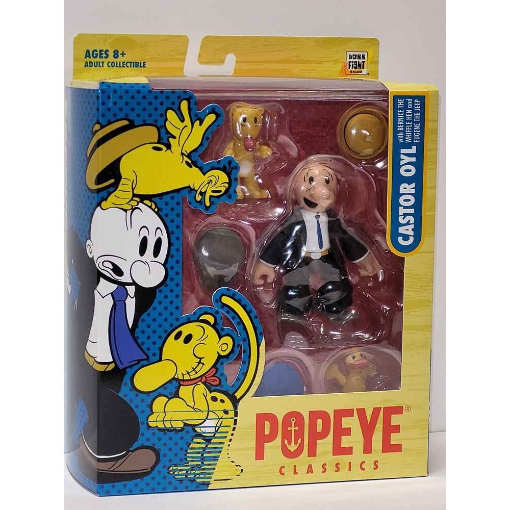 POPEYE CLASSICS WAVE 1 DANTE BERTOLIO EUGENIO E BERNICE ACTION FIGURES BOSS FIGHT STUDIO