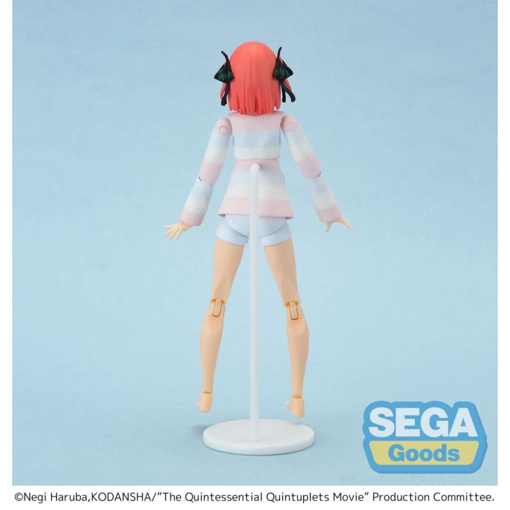 SEGA GOODS copy of THE QUINTESSENTIAL QUINTUPLETS MOVINGOOD ICHIKA NAKANO ACTION FIGURE
