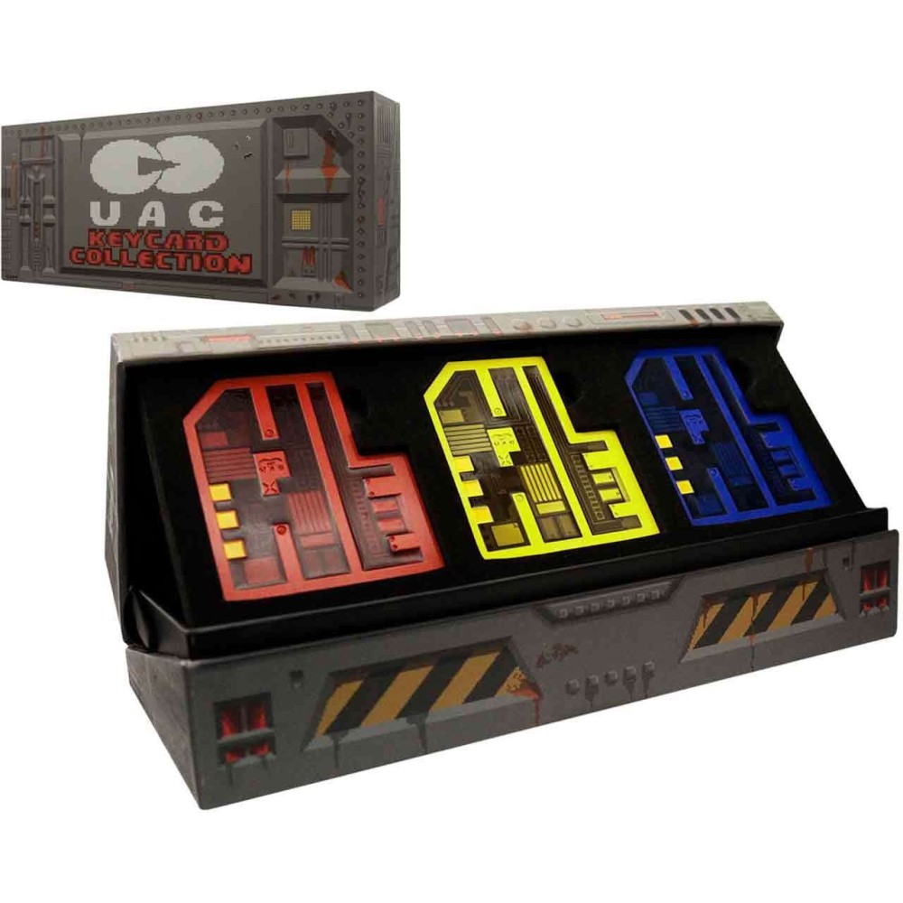 DOOM 30TH ANNIVERSARY PIXEL KEY SET OF 3 REPLICA FANATTIK