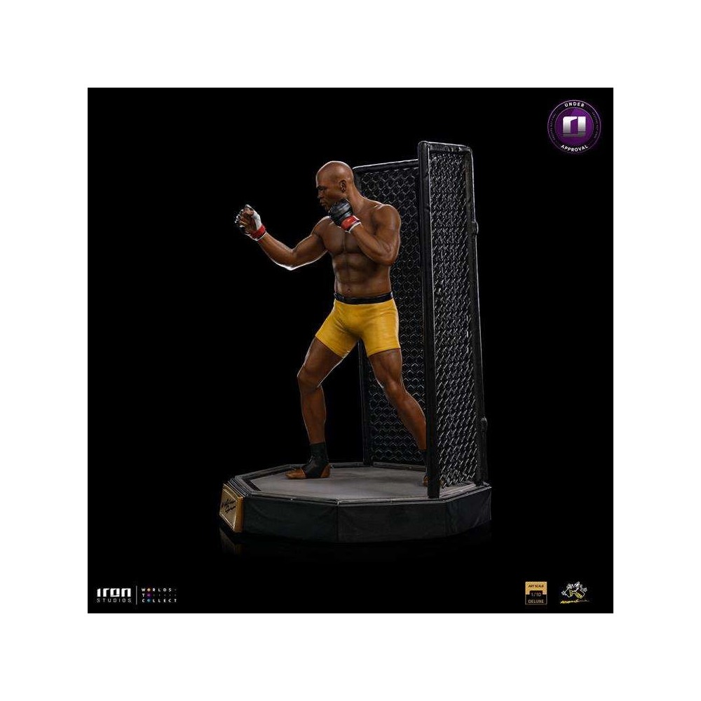 MMA ANDERSON SPIDER SILVA ART SCALE DELUXE 1/10 STATUA FIGURE IRON STUDIOS