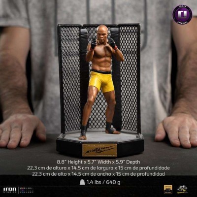 MMA ANDERSON SPIDER SILVA ART SCALE DELUXE 1/10 STATUA FIGURE IRON STUDIOS
