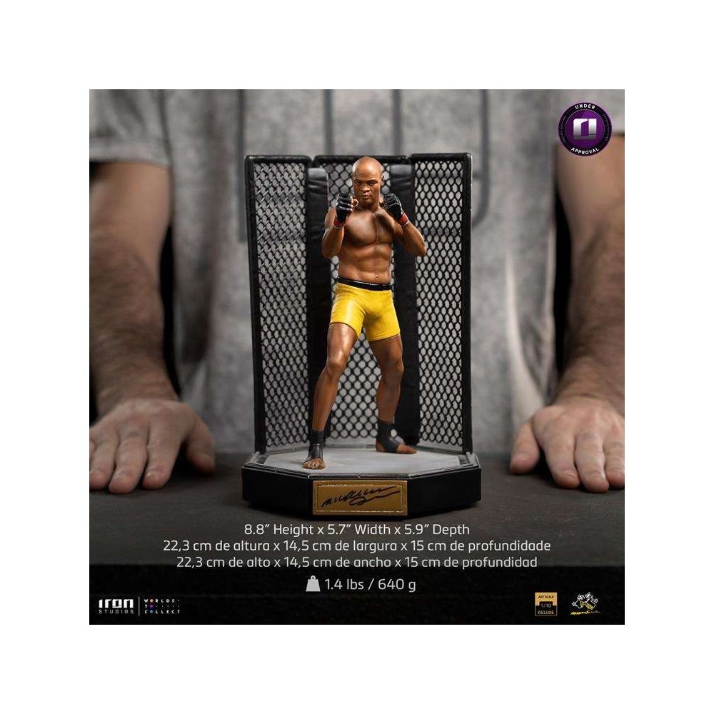 IRON STUDIOS MMA ANDERSON SPIDER SILVA ART SCALE DELUXE 1/10 STATUE FIGURE