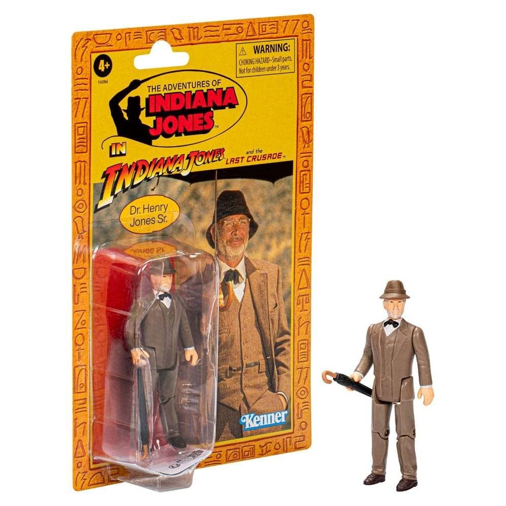 HASBRO INDIANA JONES RETRO HENRY JONES ACTION FIGURE