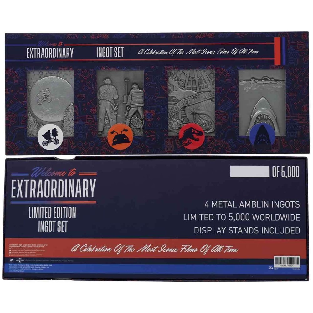 AMBLIN ENTERTAINMENT INGOTS SET 4X LINGOTTI DA COLLEZIONE FANATTIK