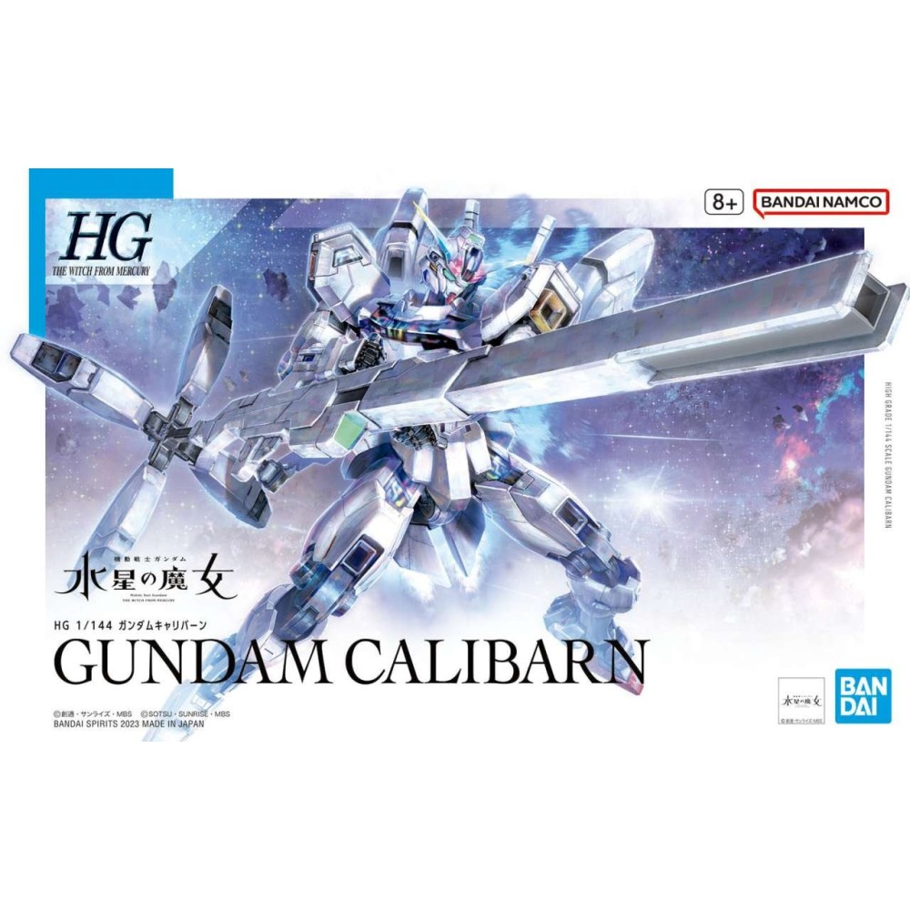 BANDAI HIGH GRADE HG THE WITCH FROM MERCURY GUNDAM CALIBARN 1/144 MODEL KIT ACTION FIGURE