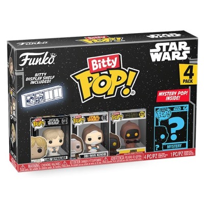 FUNKO FUNKO BITTY POP! STAR WARS 4 PACK LUKE VINYL MINI FIGURE