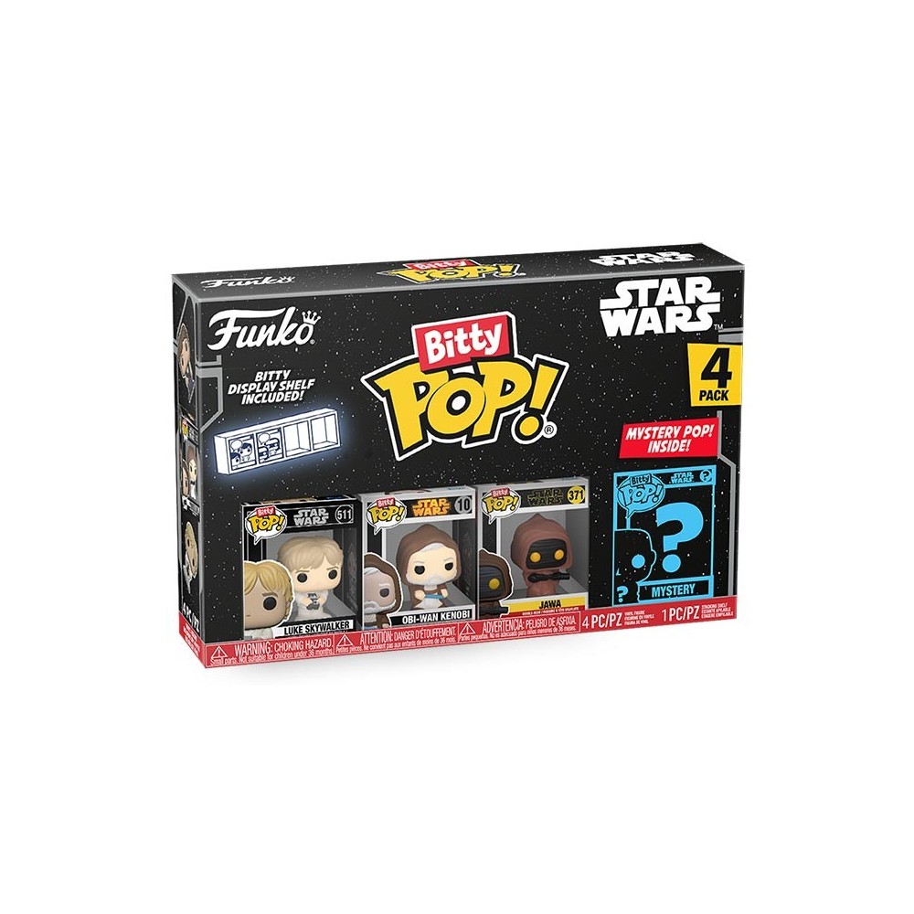 FUNKO FUNKO BITTY POP! STAR WARS 4 PACK LUKE VINYL MINI FIGURE