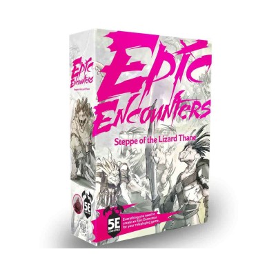 STEAMFORGED GAMES EPIC ENCOUNTERS STEPPE OF THE LIZARD THANE SET MINIATURE