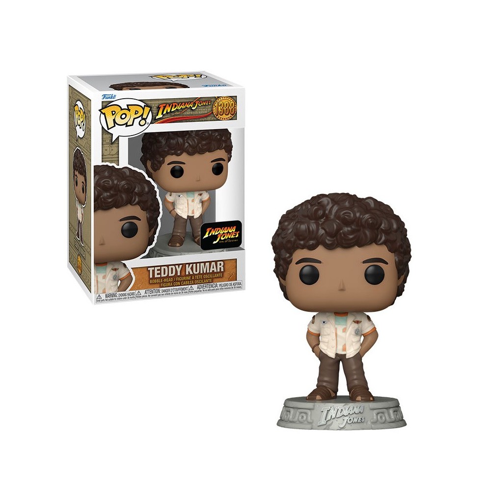 FUNKO POP! INDIANA JONES TEDDY KUMAR BOBBLE HEAD KNOCKER FIGURE FUNKO