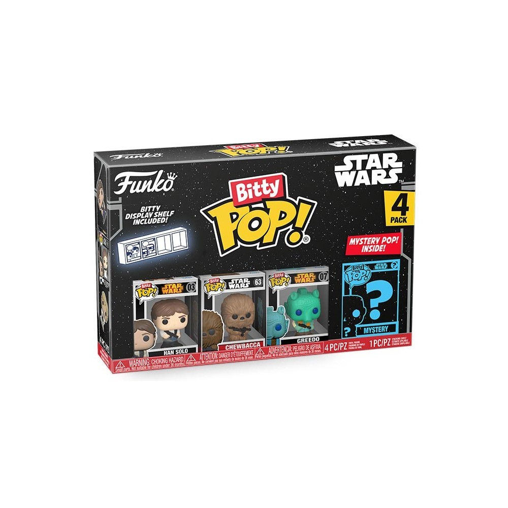 FUNKO FUNKO BITTY POP! STAR WARS 4 PACK HAN VINYL MINI FIGURE