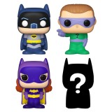 FUNKO FUNKO BITTY POP! BATMAN CLASSIC TV SERIES 4 PACK ADAM WEST VINYL MINI FIGURE