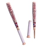 NOBLE COLLECTIONS DC COMICS HARLEY QUINN GOOD NIGHT BASEBALL BAT PEN PENNA