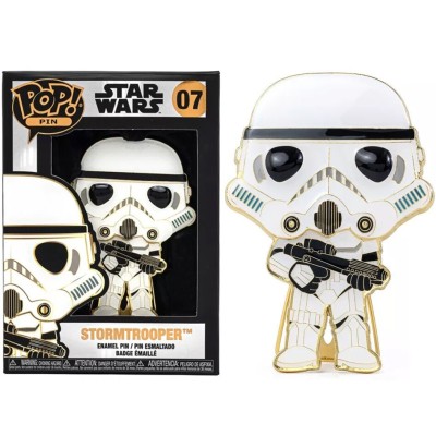 FUNKO POP! PIN STAR WARS 07 STORMTROOPER SPILLA FIGURE FUNKO