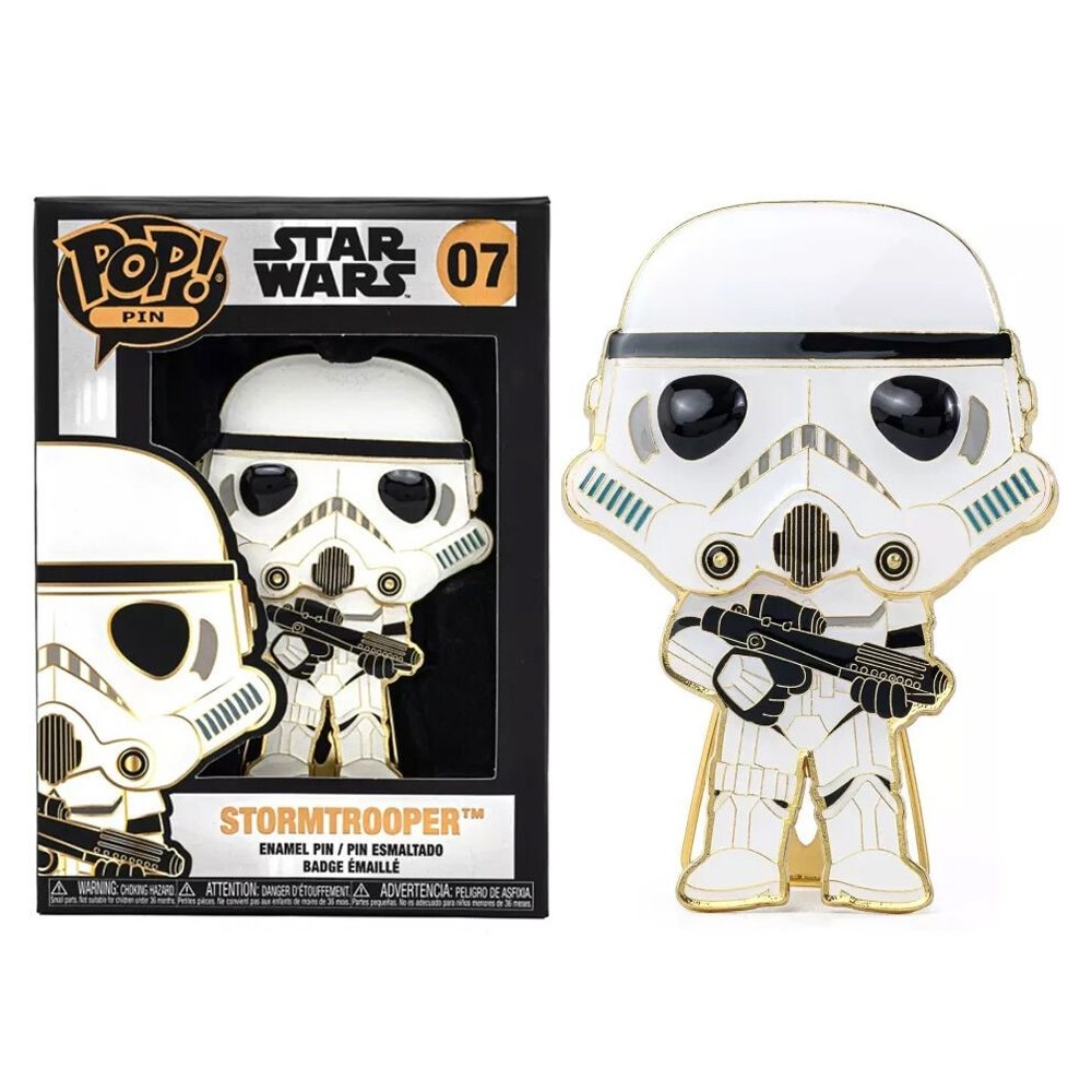 FUNKO POP! PIN STAR WARS 07 STORMTROOPER SPILLA FIGURE FUNKO