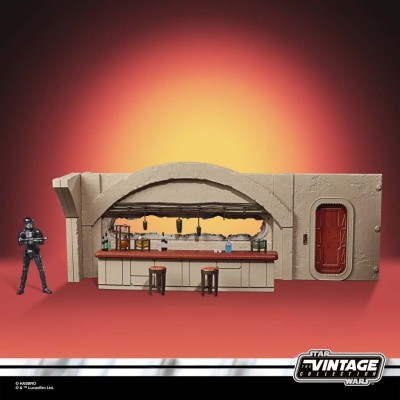 HASBRO STAR WARS VINTAGE COLLECTION THE CANTINA SHOOTOUT DIORAMA & IMPERIAL DEATH TROOPER