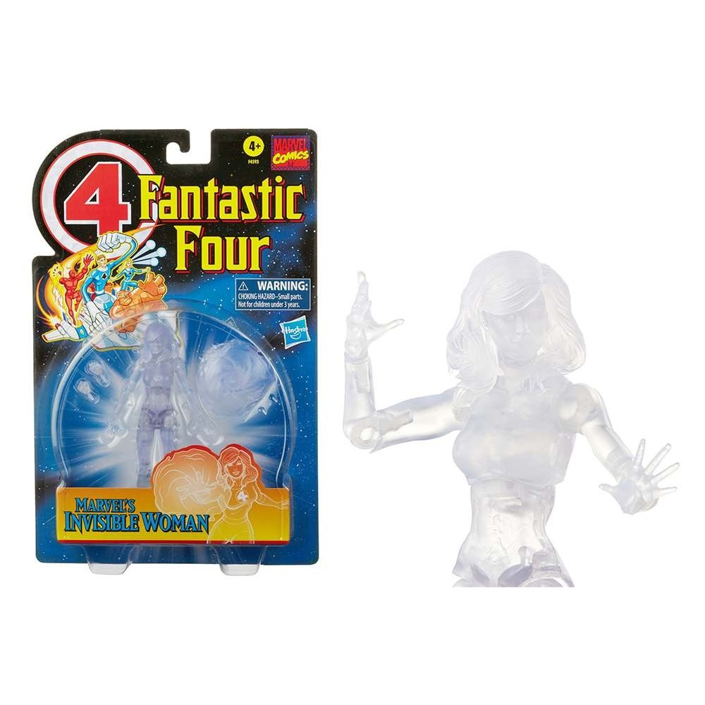 MARVEL LEGENDS FANTASTICI QUATTRO LA DONNA INVISIBILE ACTION FIGURE HASBRO