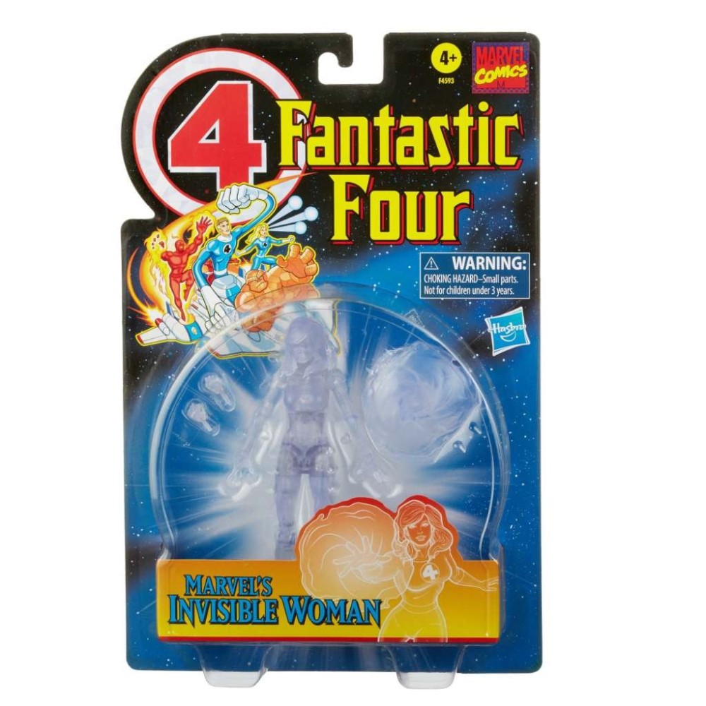 MARVEL LEGENDS FANTASTICI QUATTRO LA DONNA INVISIBILE ACTION FIGURE HASBRO