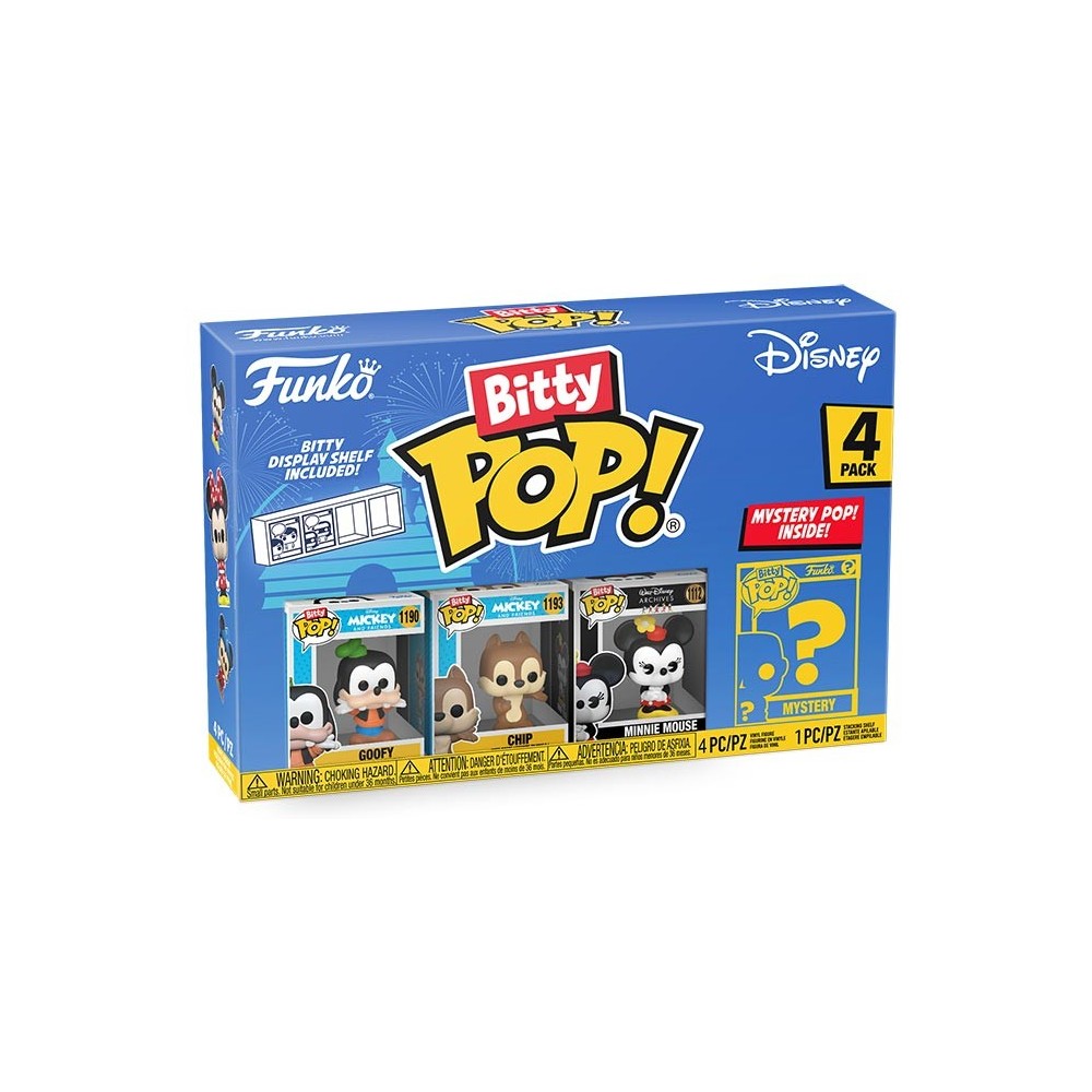 FUNKO FUNKO BITTY POP! DISNEY 4 PACK GOOFY VINYL MINI FIGURE