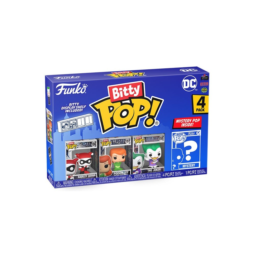 FUNKO FUNKO BITTY POP! BATMAN THE ANIMATED SERIES 4 PACK HARLEY VINYL MINI FIGURE