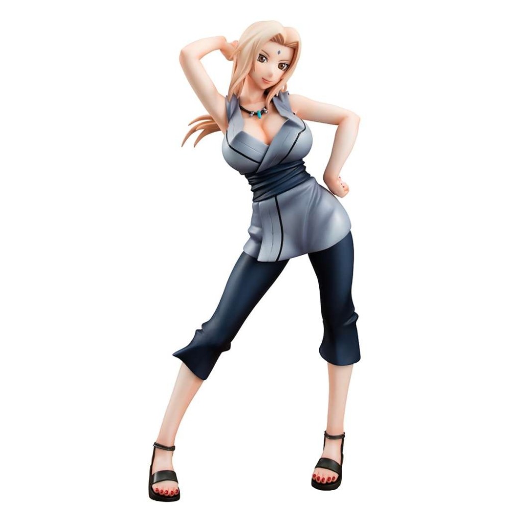 MEGAHOUSE NARUTO GALS SERIES TSUNADE STATUE FIGURE