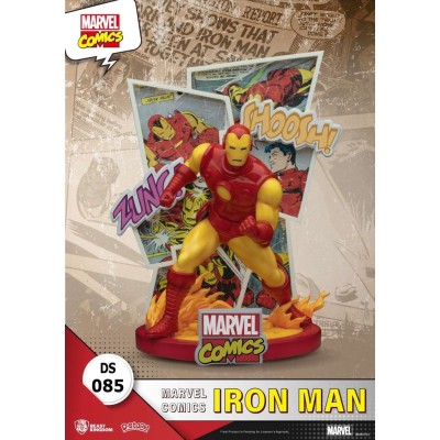 BEAST KINGDOM D-STAGE MARVEL COMICS IRON MAN STATUE FIGURE DIORAMA