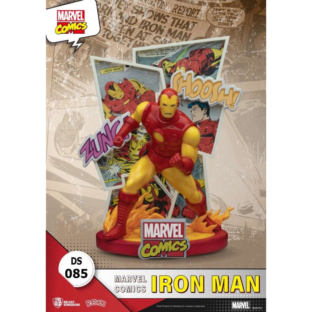 D-STAGE MARVEL COMICS IRON MAN STATUA FIGURE DIORAMA BEAST KINGDOM