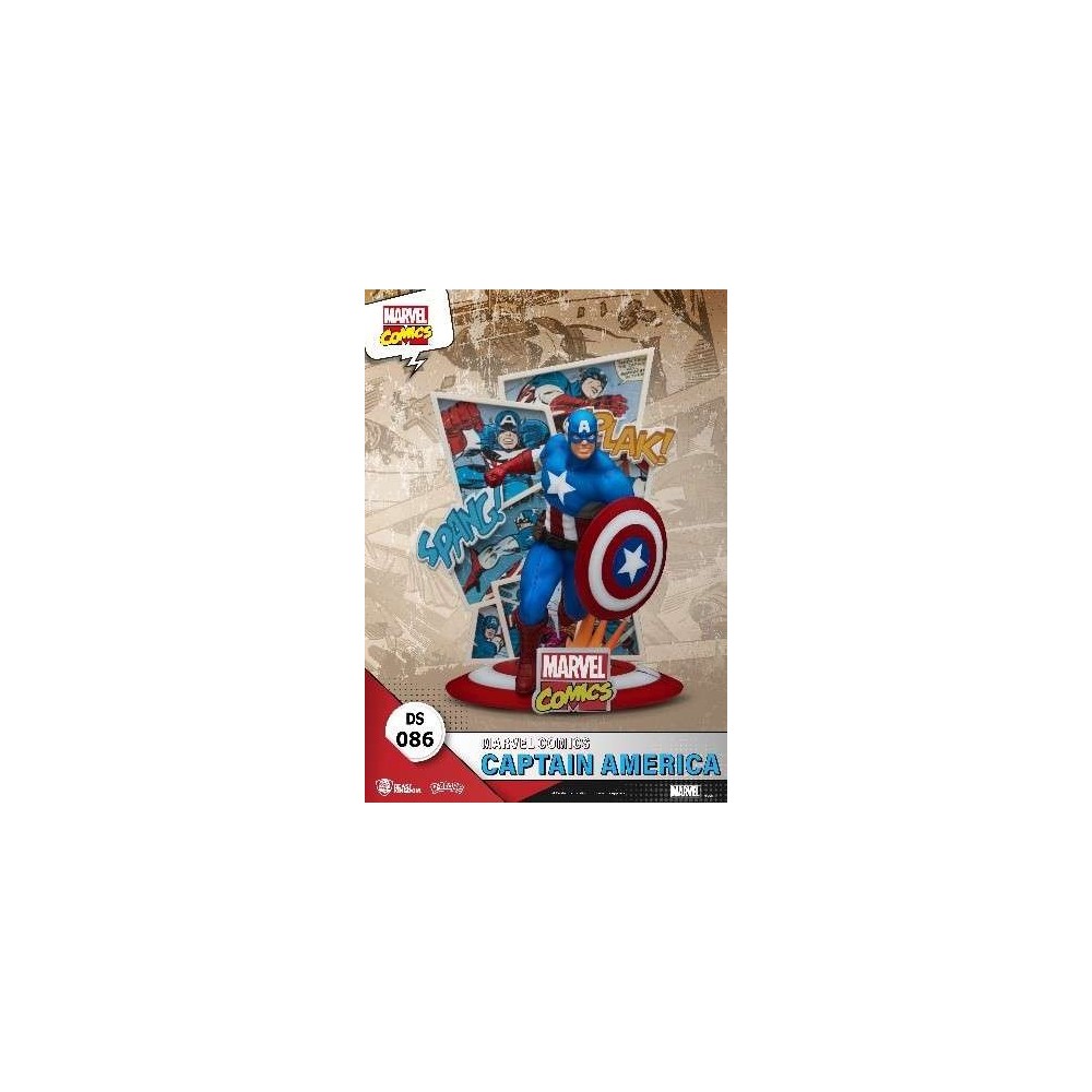 D-STAGE MARVEL COMICS CAPTAIN AMERICA STATUA FIGURE DIORAMA BEAST KINGDOM