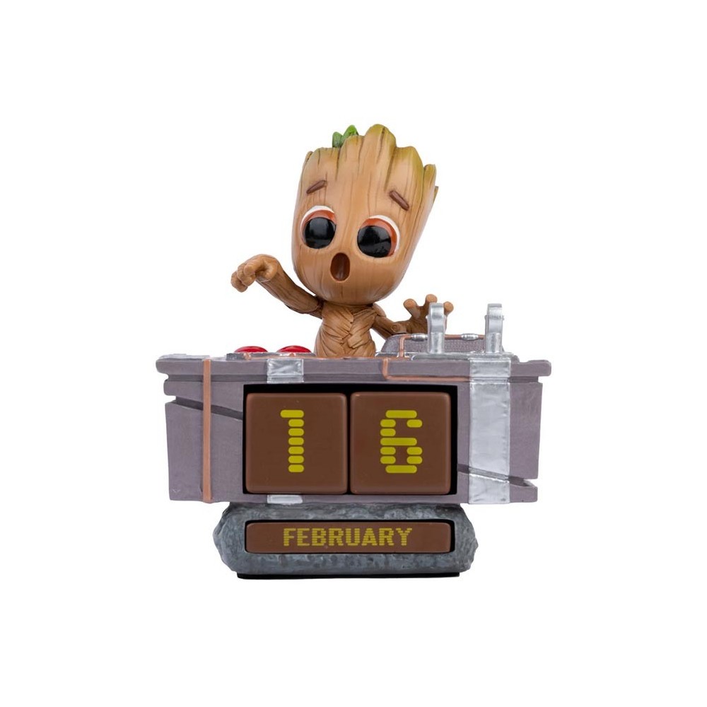 GRUPO ERIK GUARDIANS OF THE GALAXY GROOT DEATH BUTT PERPETUAL CALENDAR FIGURE