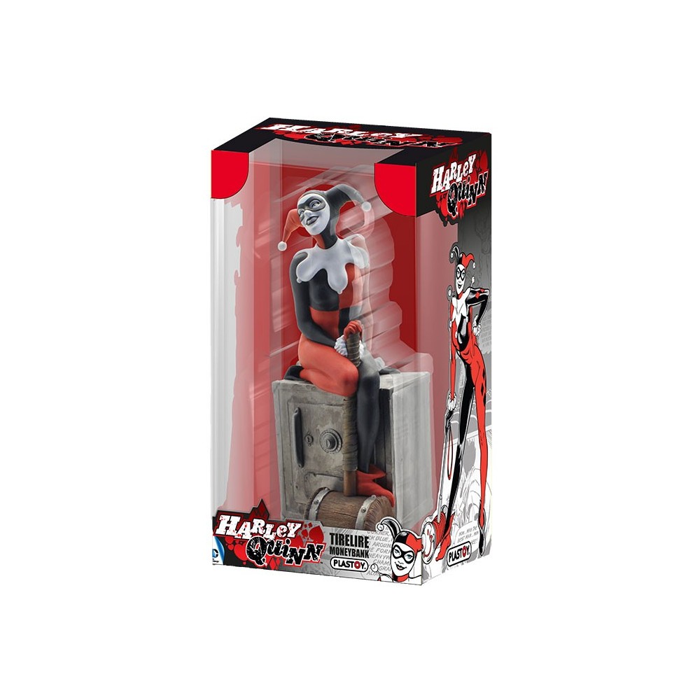 DC COMICS HARLEY QUINN BANK SALVADANAIO FIGURE PLASTOY