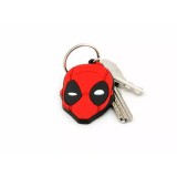 DEADPOOL FACE KEYCHAIN PORTACHIAVI IN GOMMA PYRAMID INTERNATIONAL