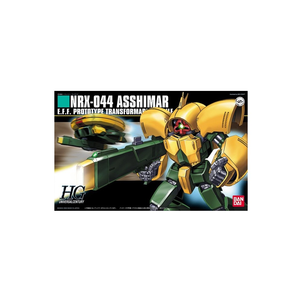 HIGH GRADE HG GUNDAM NRX-044 ASSHIMAR 1/144 MODEL KIT FIGURE BANDAI
