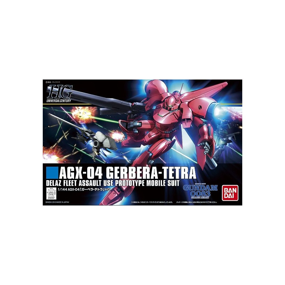 BANDAI HIGH GRADE HGUC GUNDAM AGX-04 GERBERA TETRA 1/144 MODEL KIT FIGURE