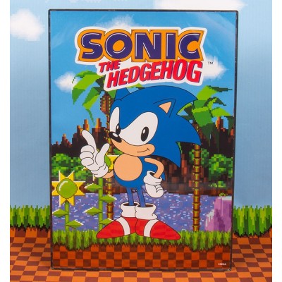 SONIC THE HEDGEHOG POSTER LIGHT LAMPADA 30X20CM FIZZ CREATIONS