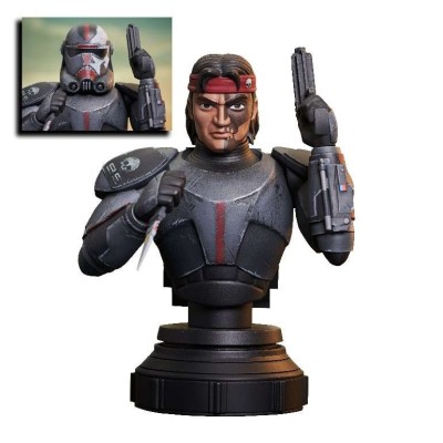 DIAMOND SELECT STAR WARS BAD BATCH HUNTER BUST STATUE FIGURE