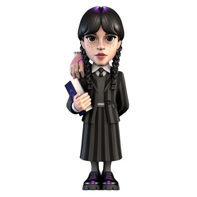 WEDNESDAY MERCOLEDI ADDAMS CON MANO MINIX COLLECTIBLE FIGURINE FIGURE NOBLE COLLECTIONS